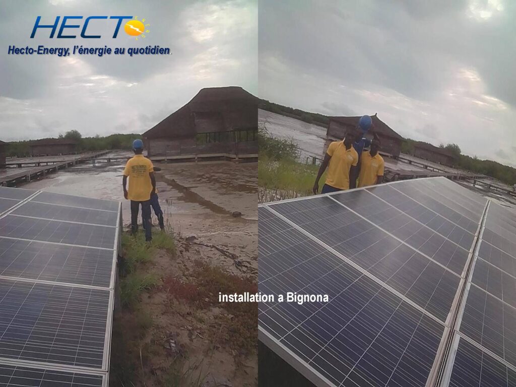 installation solaire a Bignona hectoenrgy